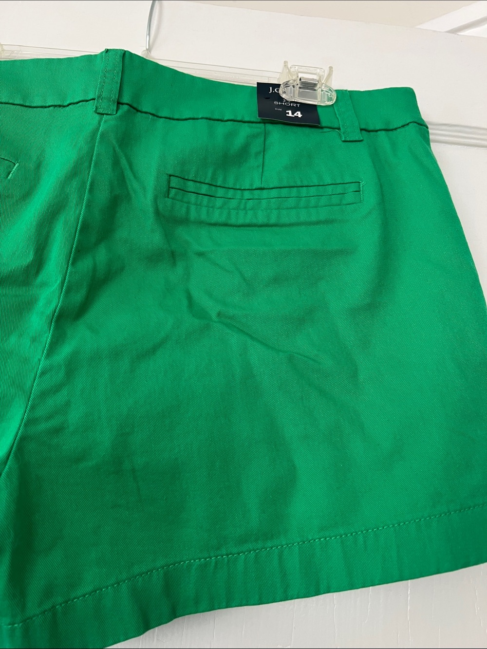 J.Crew Factory Classic Chino Shorts Green Size 14 NWT - Picture 6 of 8